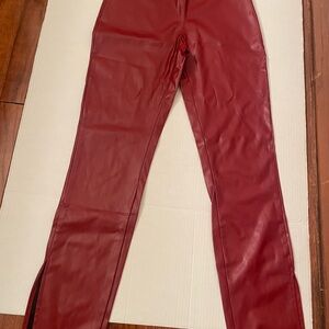 Women's Red Boot Cut Pants